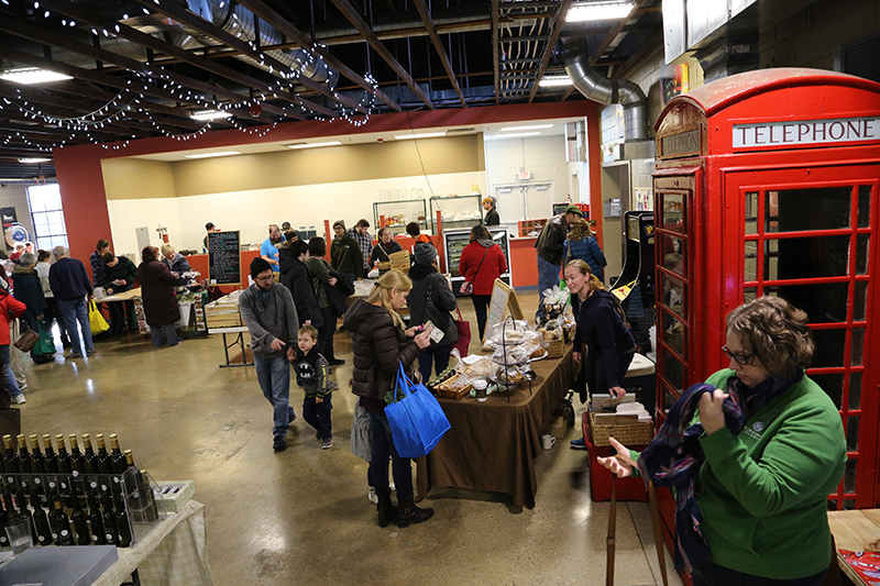 Winter Farmers Market - At opening day of the market Dec 3, 2016 