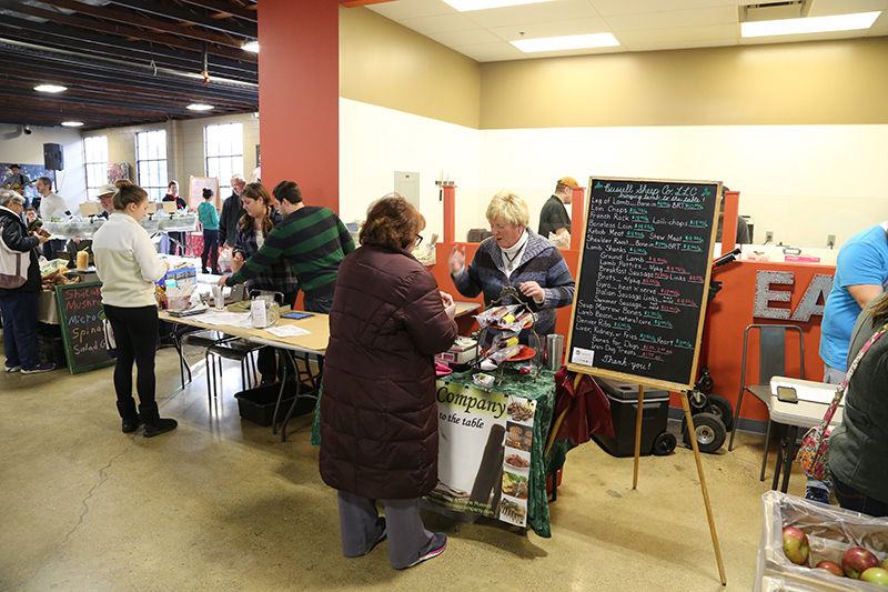 Winter Farmers Market - At opening day of the market Dec 3, 2016 