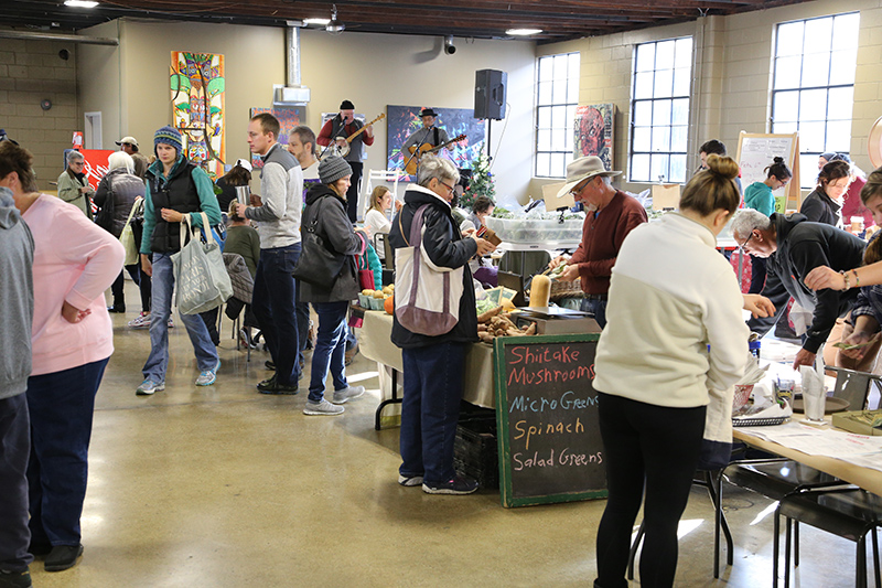 Winter Farmers Market - At opening day of the market Dec 3, 2016 