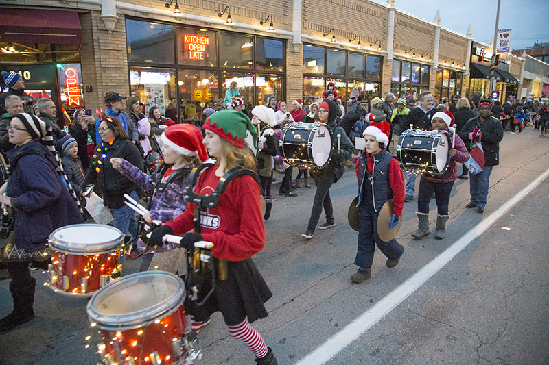 Broad Ripple Lights Up parade 2016 