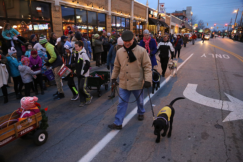 Broad Ripple Lights Up parade 2016 