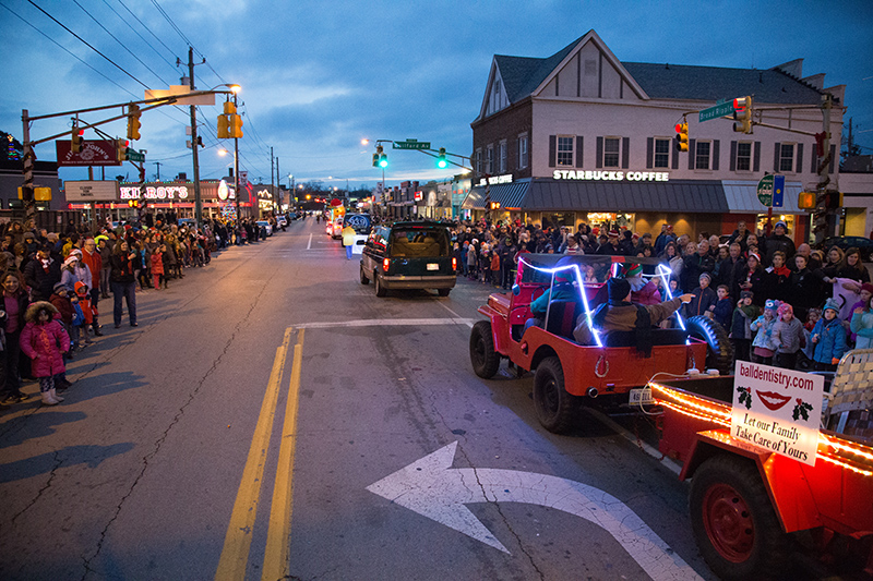 Broad Ripple Lights Up parade 2016 