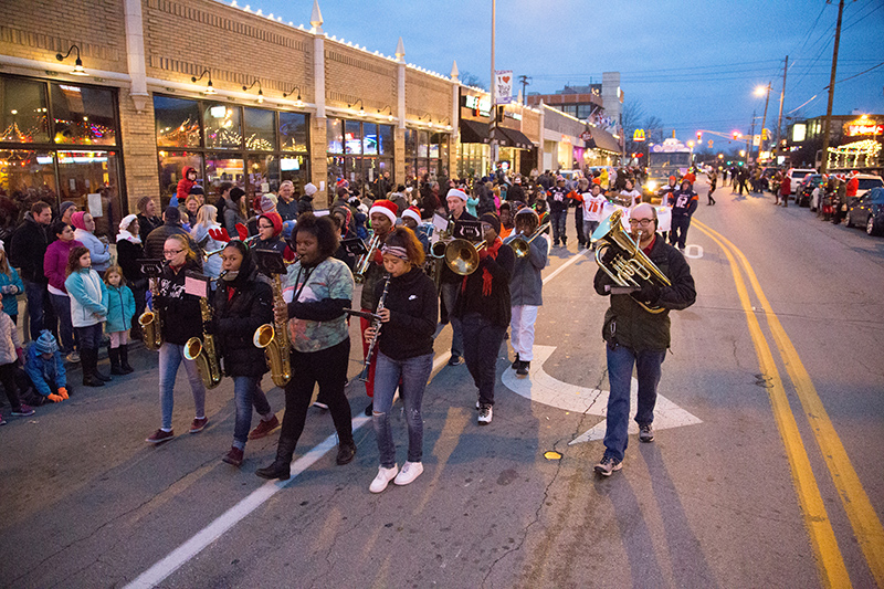 Broad Ripple Lights Up parade 2016 