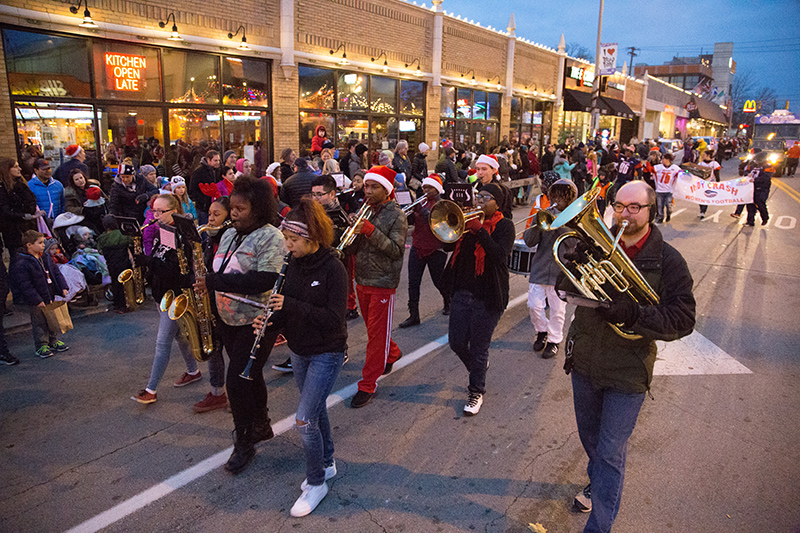 Broad Ripple Lights Up parade 2016 