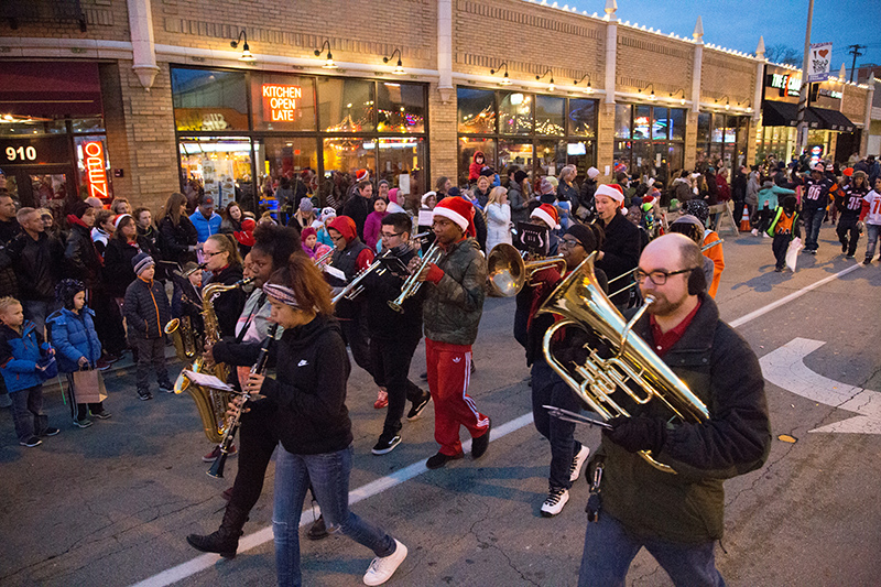 Broad Ripple Lights Up parade 2016 