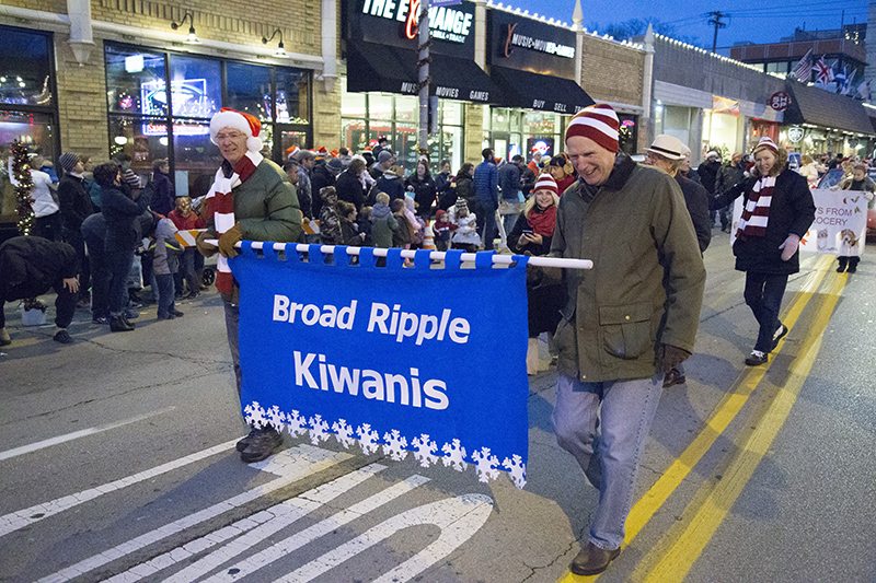 Broad Ripple Lights Up parade 2016 