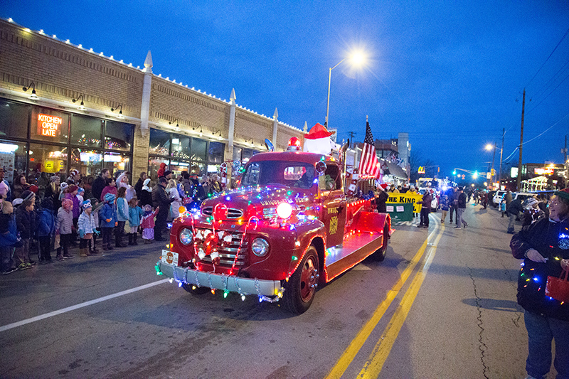 Broad Ripple Lights Up parade 2016 