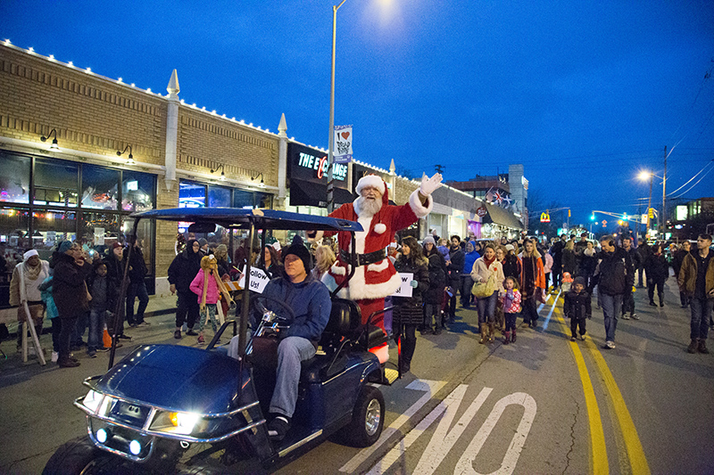 Broad Ripple Lights Up parade 2016 