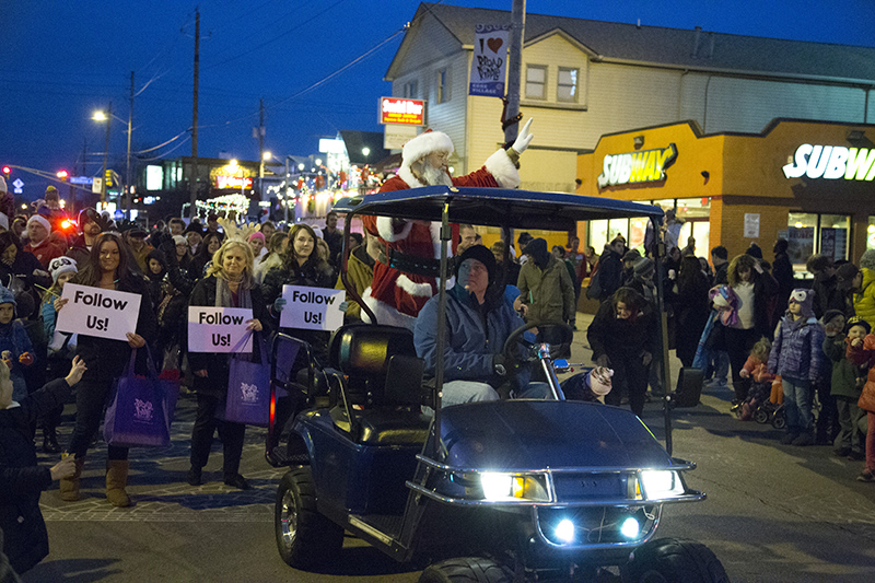 Broad Ripple Lights Up parade 2016 