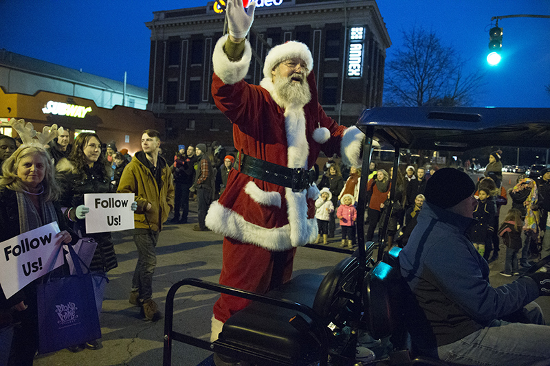 Broad Ripple Lights Up parade 2016 