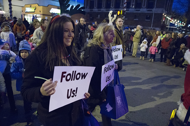 Broad Ripple Lights Up parade 2016 