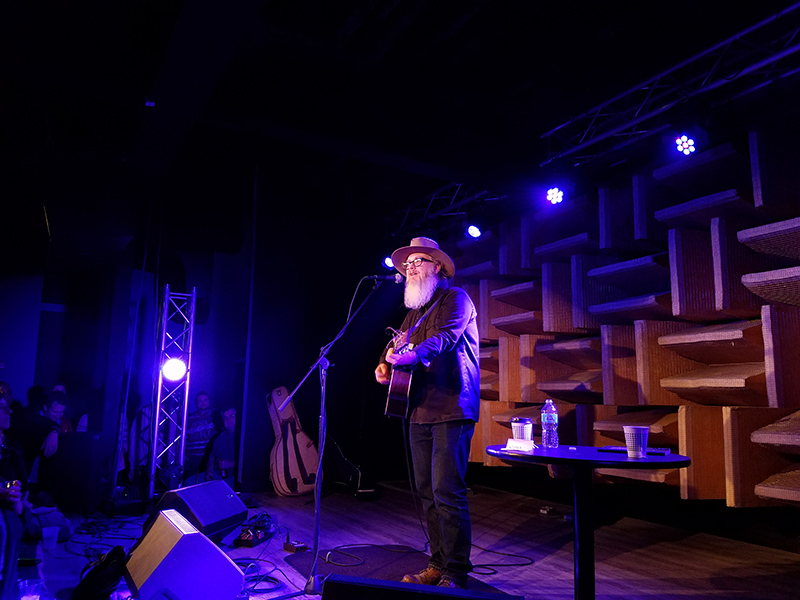 Although Otis and Amy left Indy for Nashville about 10 years ago, I will still title this photo - Broad Ripple's own Otis Gibbs at the Hi-Fi.