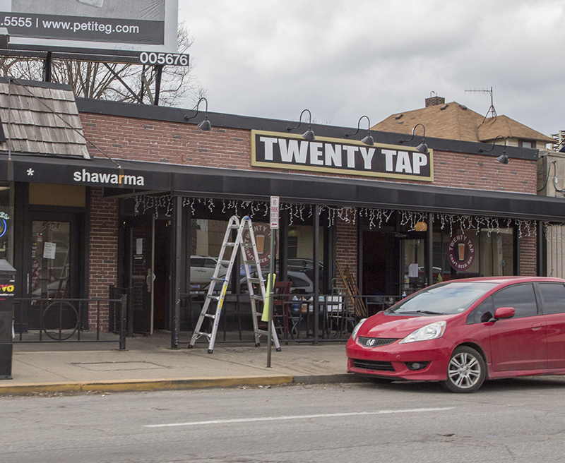 Random Rippling - fire at Twenty Tap 