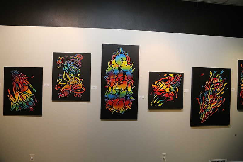 The art of Israel Solomon at the Art Bank on Mass Ave.