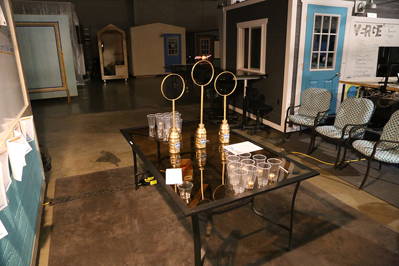 Tammy Lieber and Laura Dodds play Quidditch Pong