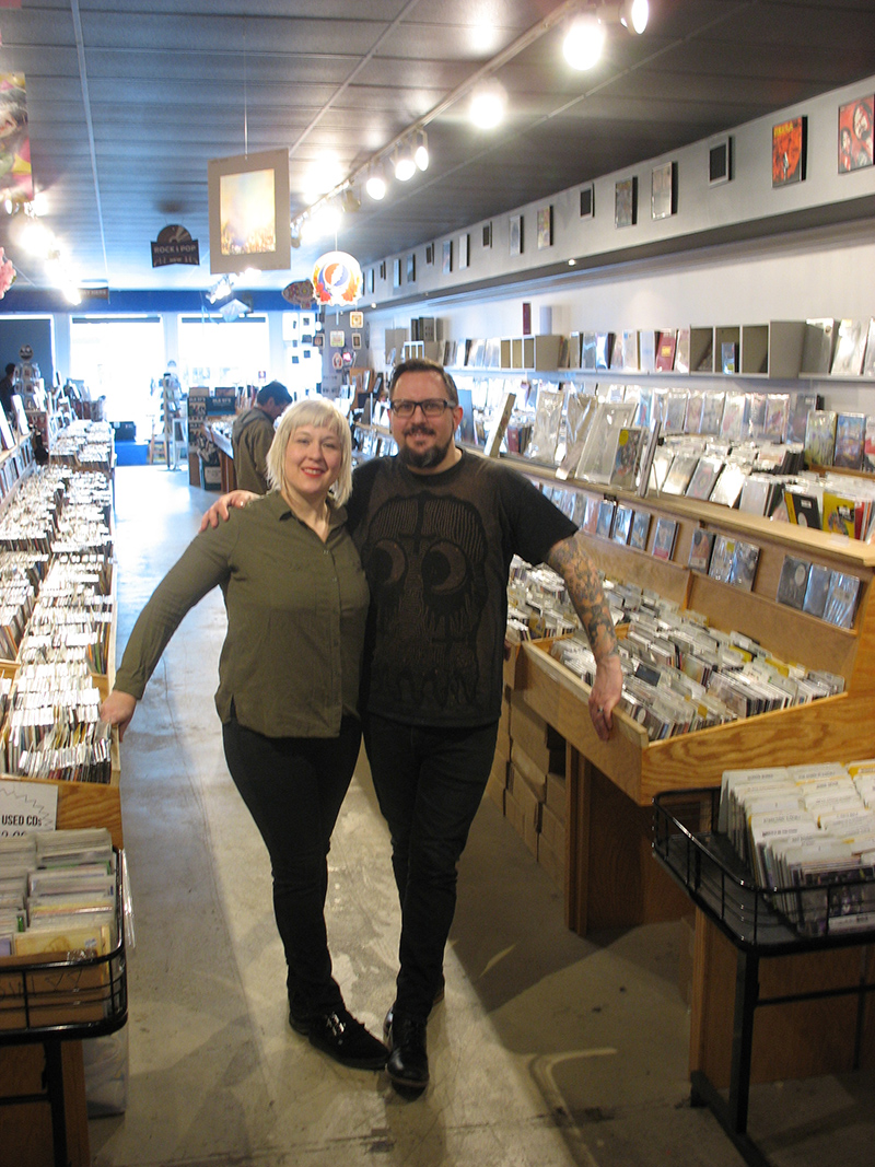 Annie and Andy Skinner co-own Indy CD & Vinyl
