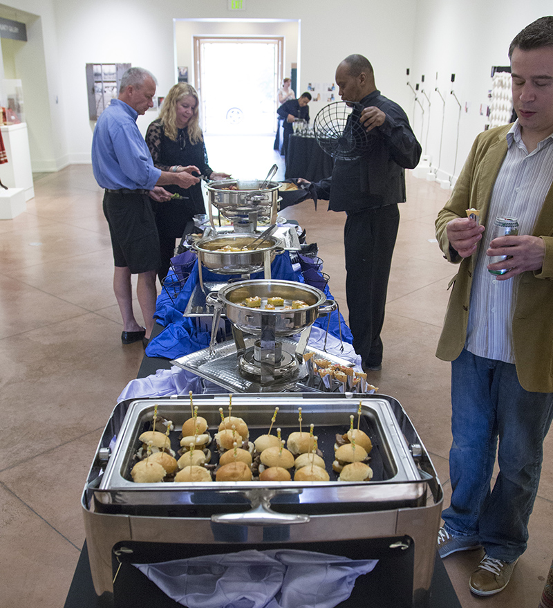 The buffet at the BRAF Preview Party, May 19th