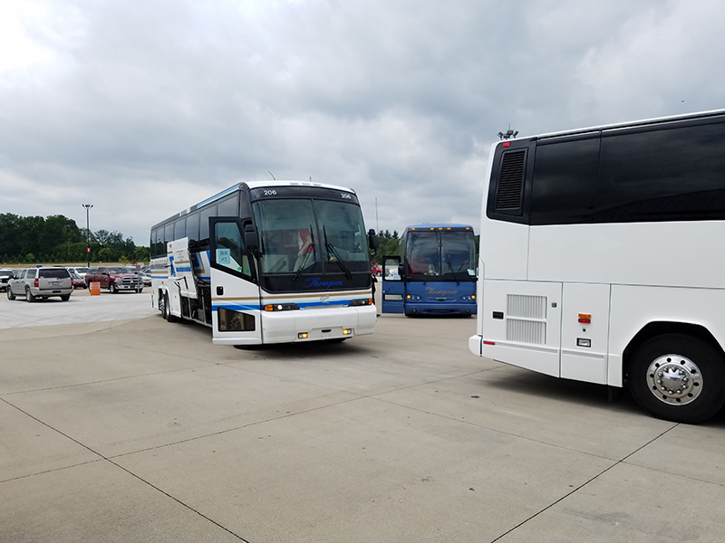arriving at Holiday World