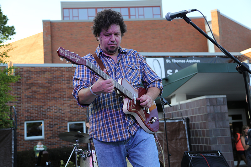 Jon Martin of Scarlet Water on the main stage