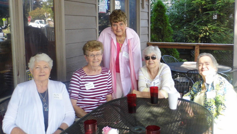 (L to R) Anita White, Meridee Cutter, Jenine Plump, Sue Schroder and Mary Lou Wood.