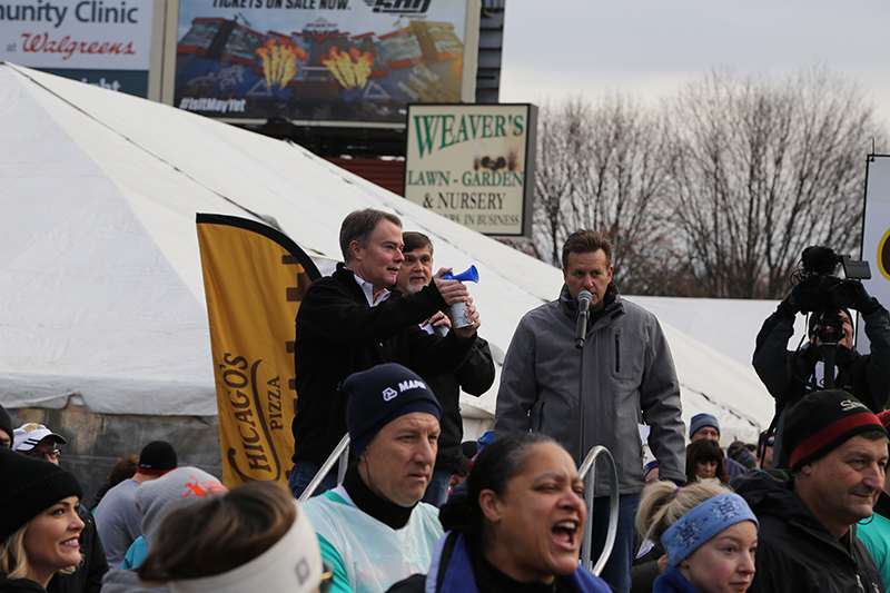 Mayor Joe Hogsett starts the race