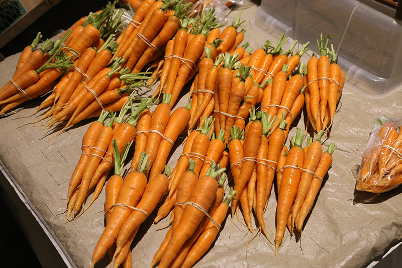 Carrots from Freedom Valley Farm.