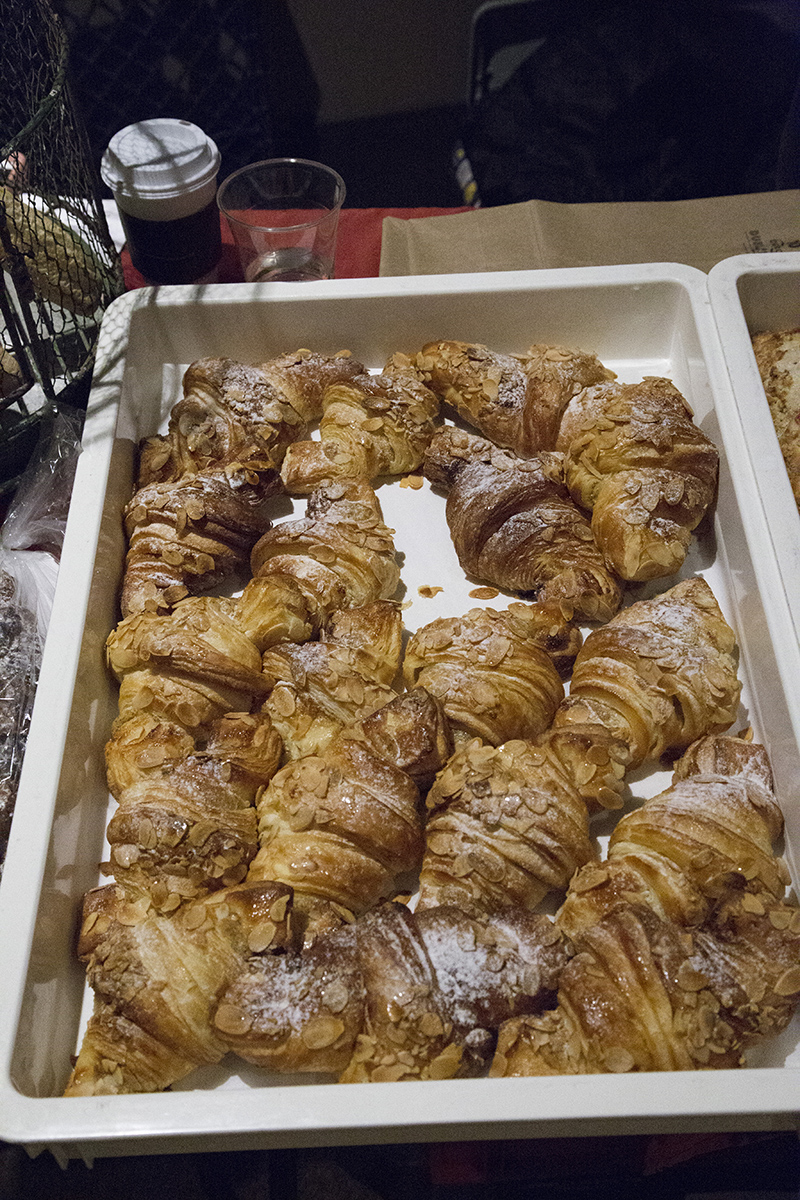 Almond croissants from Rene's Bakery.