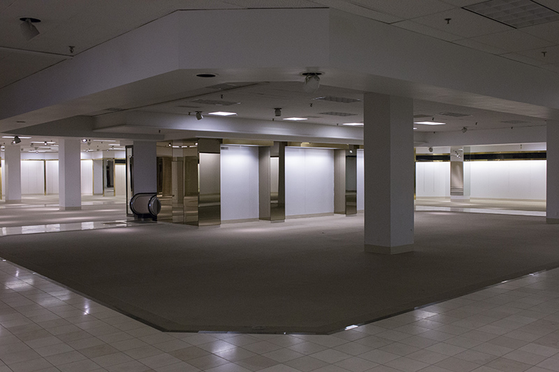 Inside the closed Macys store (L.S. Ayres) at Glendale