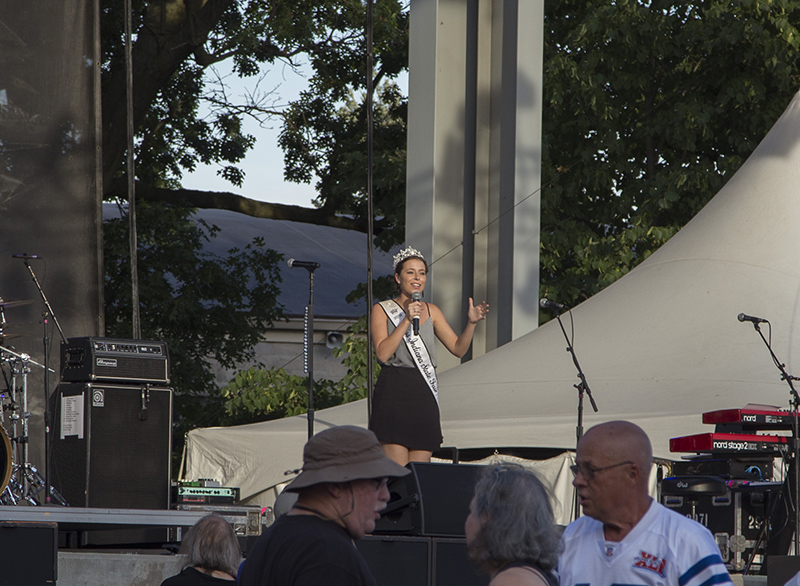 State Fair Princess at the Free Stage
