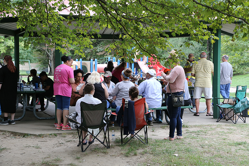 picnic at Canterbury Park