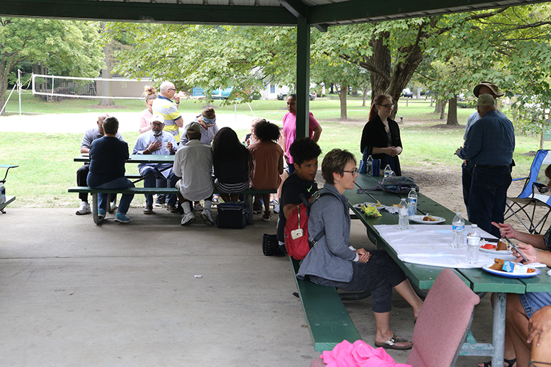 picnic at Canterbury Park