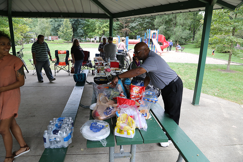 picnic at Canterbury Park