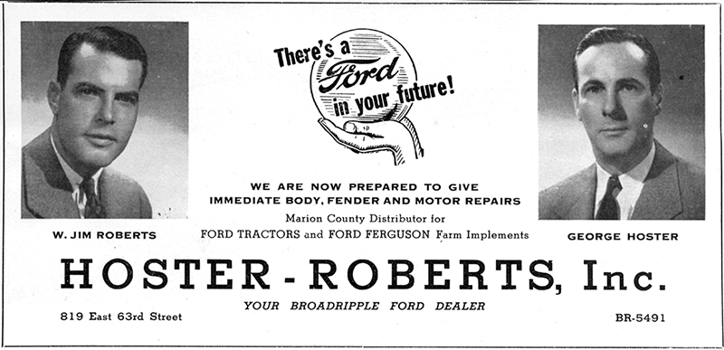Hoster-Roberts Ford ad