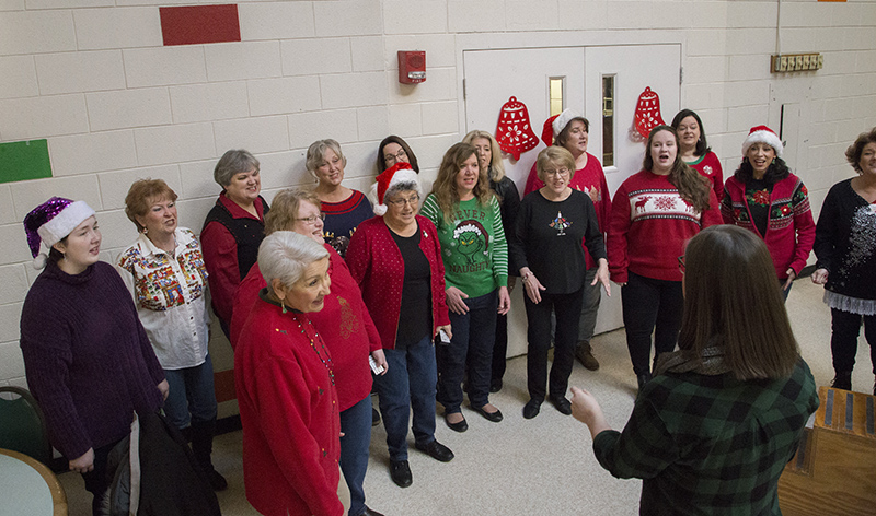 Capital City Chorus sang Christmas carols during breakfast