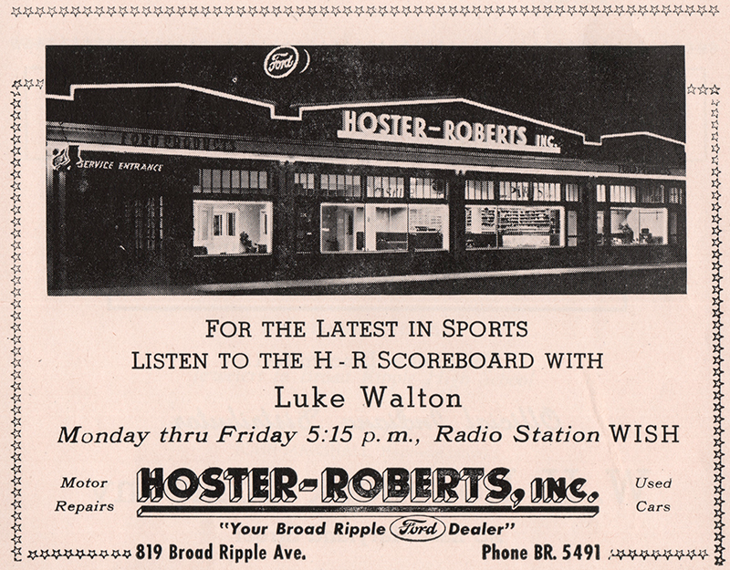 1948 ad for Hoster-Roberts Ford