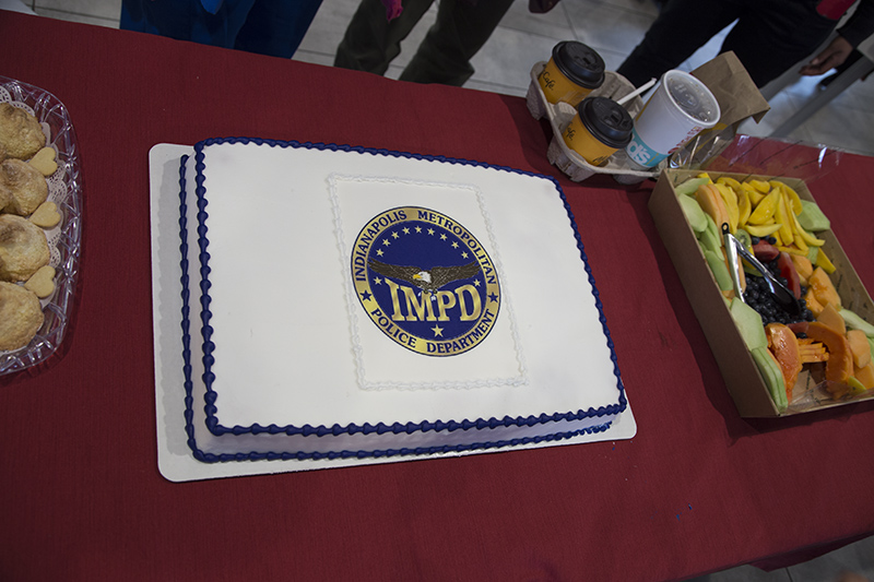 The IMPD cake at McDonald's