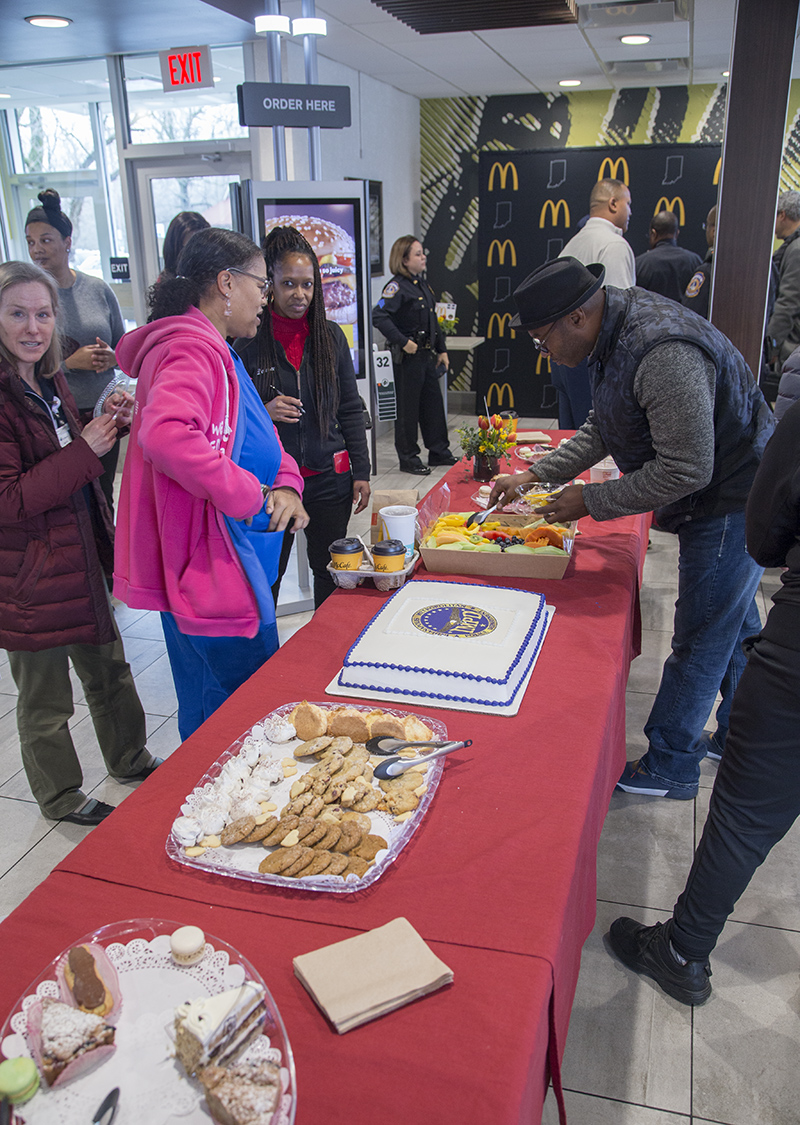 food at IMPD event