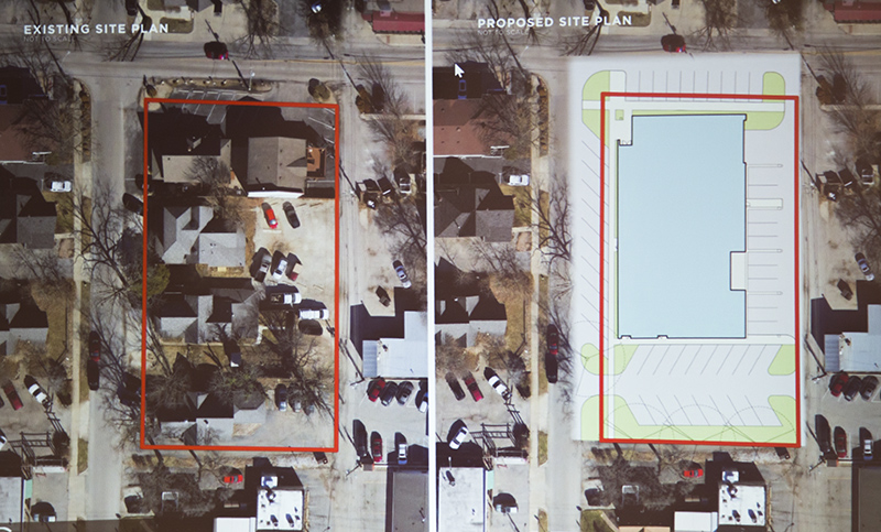 Site map for the 65th and Ferguson project