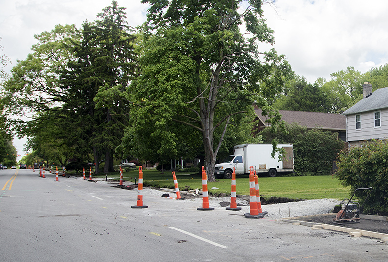 New sidewalks