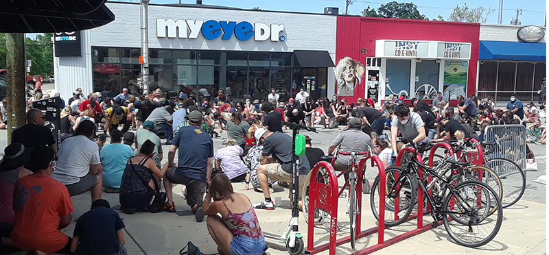 Peaceful protest