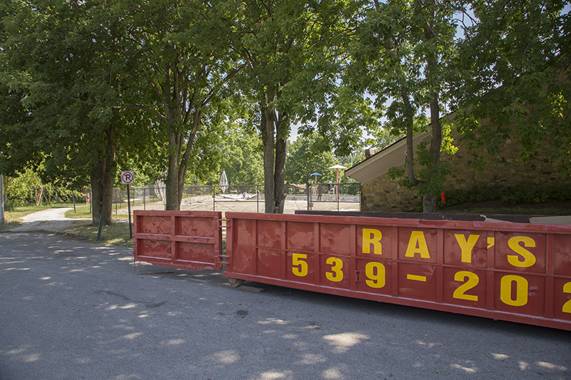 BR Park pool work