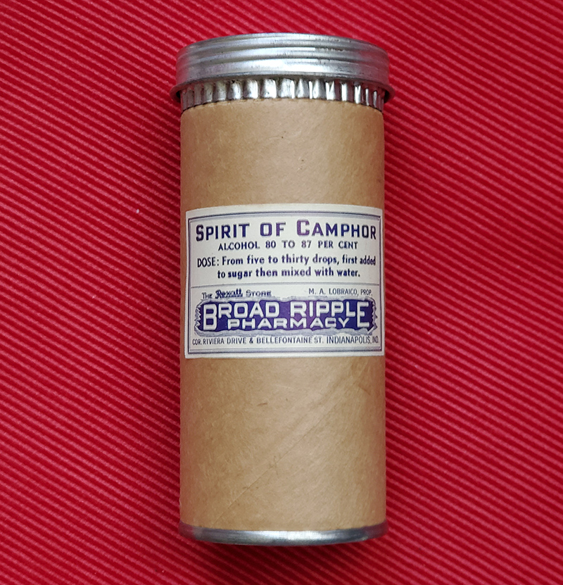 Camphor canister