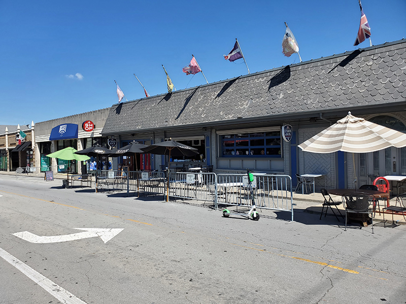 Union Jack street dining