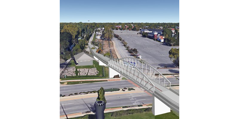 A rendering from DPW of the final bridge project