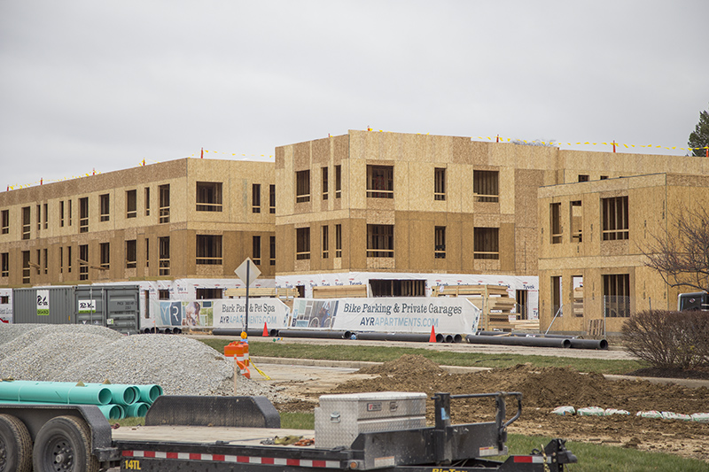 Three stories on the east side of Rural are up