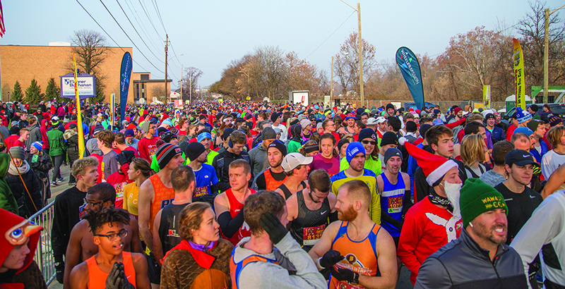 The crowd at the 2018 Drumstick Dash. Hoping that 2021 will see an in-person Dash.