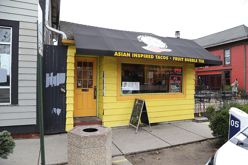 The tiny building when La Chinita Poblana moved out in 2017