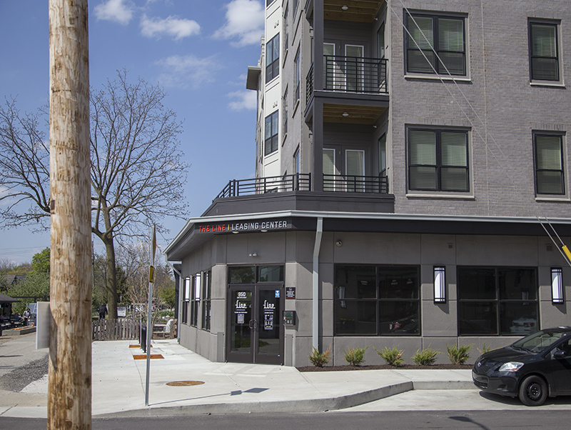 The leasing office is in the north building