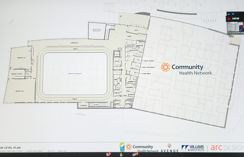 Floorplan of new BR Park family center