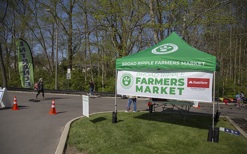 The market entrance